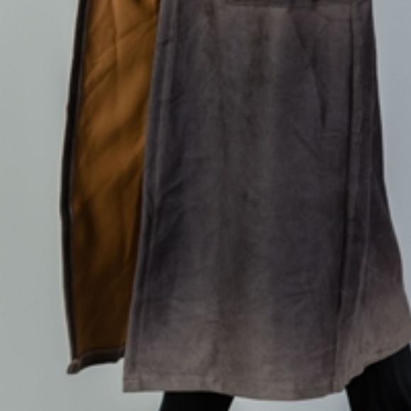 KHAKI OMBRE LONG SLEEVES CARDIGAN SWEATER - Picture 7 of 7